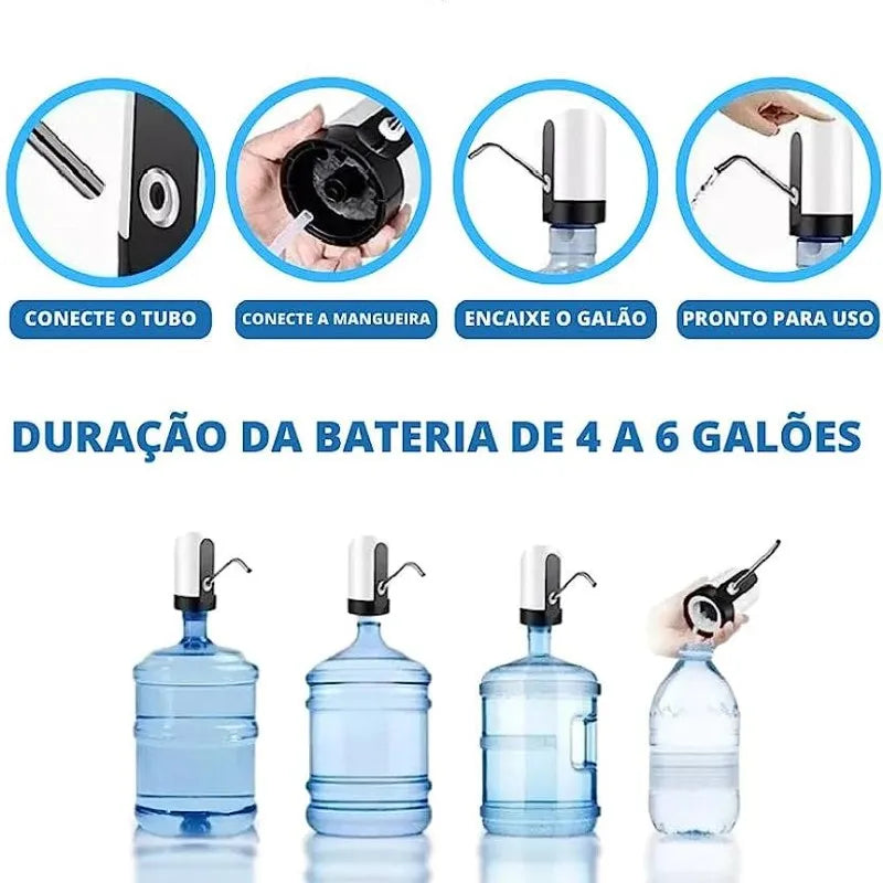 Bomba de água para instalações de galão