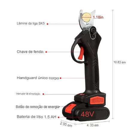 Tesoura de Poda Elétrica C4