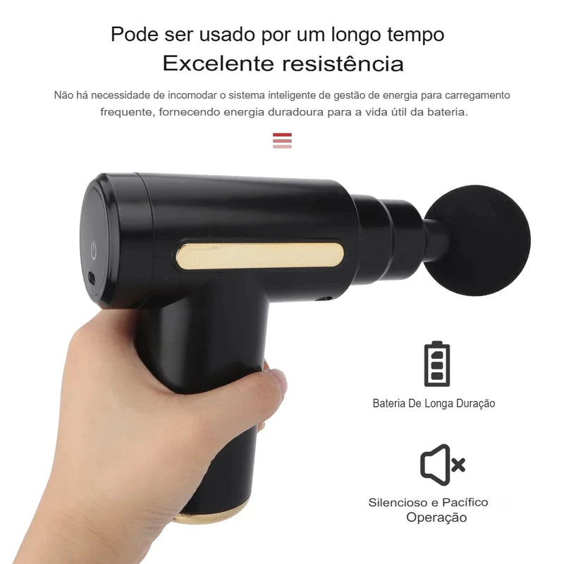 Pistola Massageadora com Indicador Led