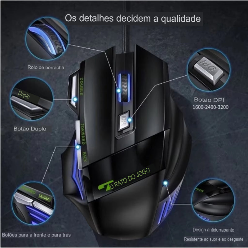 Mouse Gamer X7